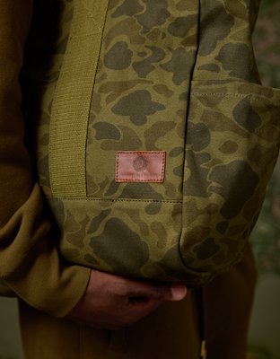 AE x Tru Kolors Camo Canvas Tote Bag