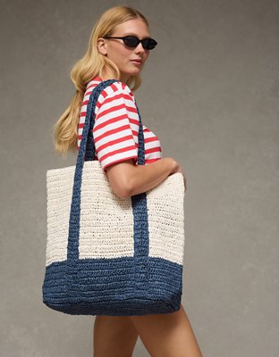 AE Crochet Tote Bag