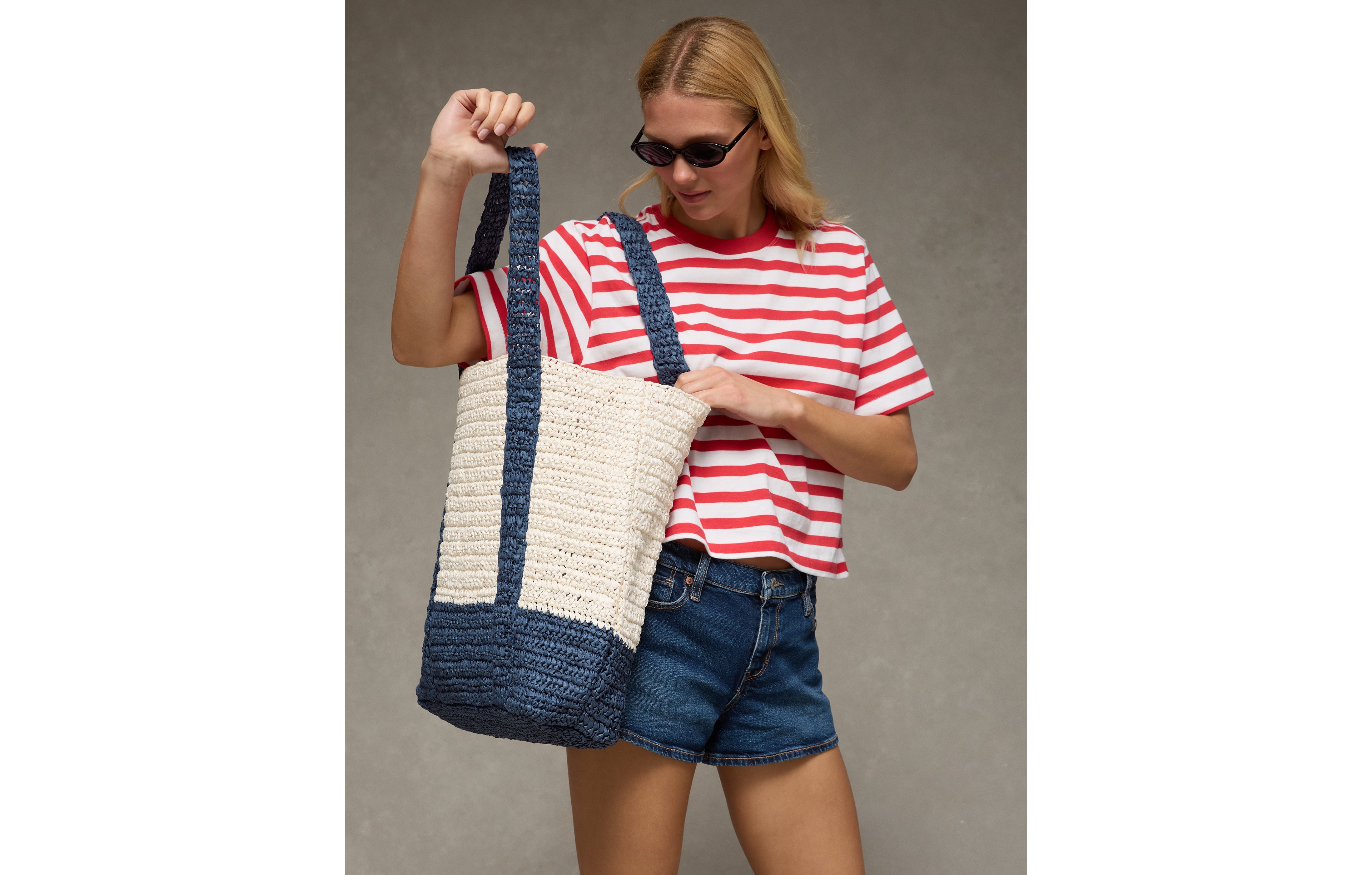 AE Crochet Tote Bag