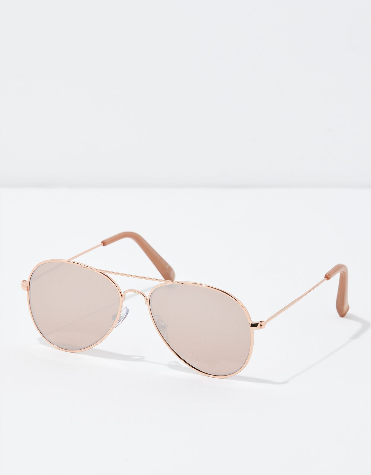 AEO Rose Gold Aviator Sunglasses
