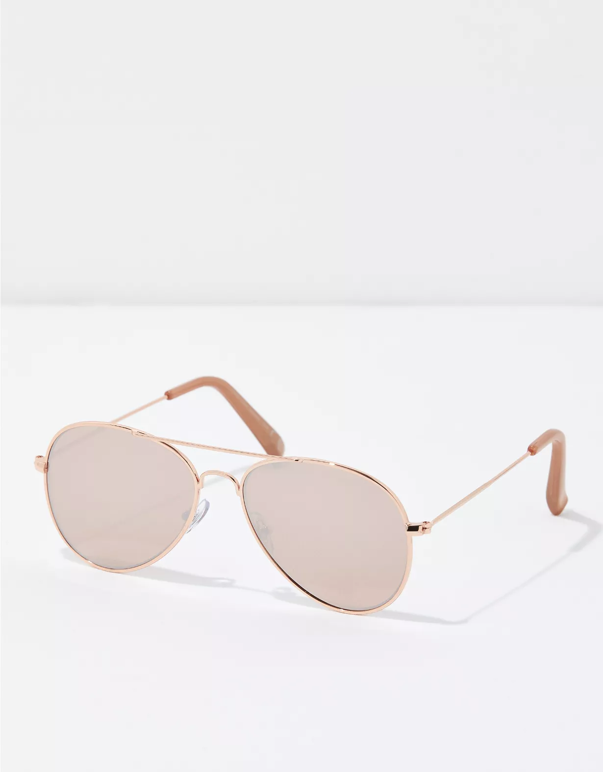 AEO Rose Gold Aviator Sunglasses