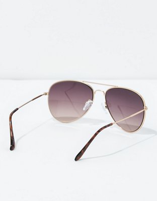 Женские солнцезащитные очки American Eagle AEO Smoke Aviator Sunglasses — фото 2