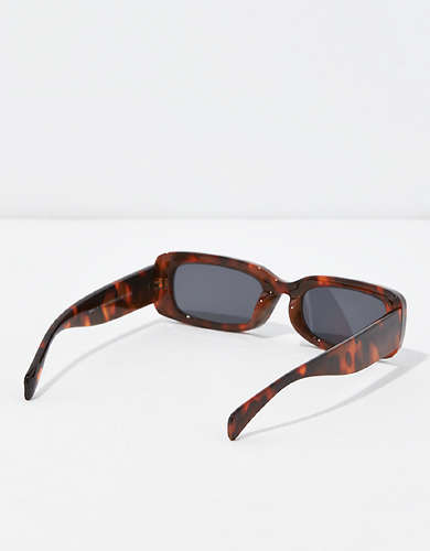 AEO Tortoise Rectangle Sunglasses