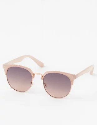 AEO Classic Blush Clubmaster Sunglasses