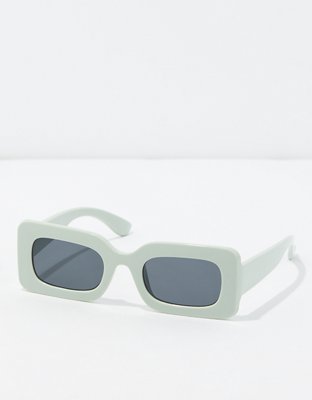 Block Grey Marble Retro Sunglasses