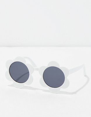 White store flower sunglasses