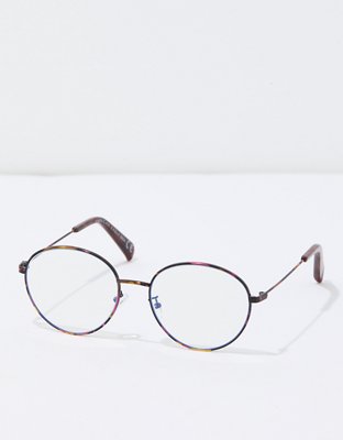 Club Modified Tortoise Blue Light Glasses