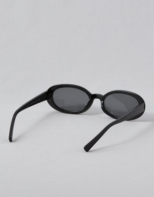 AE Black Oval Sunglasses
