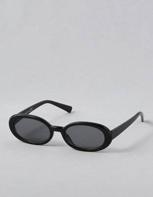 AE Black Oval Sunglasses