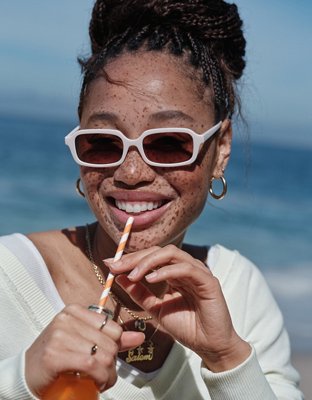 AE Retro Rectangle Sunglasses