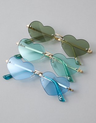 Женские солнцезащитные очки American Eagle AEO Heart-Shaped Sunglasses Party 3-Pack — фото 2