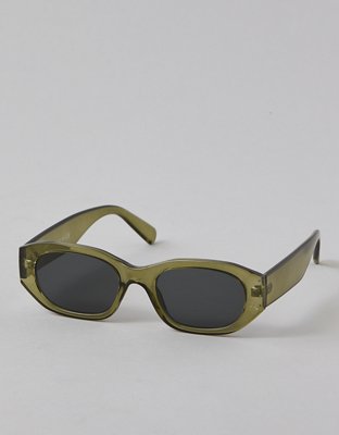 Женские солнцезащитные очки American Eagle AEO Angular Olive Sunglasses — фото 3
