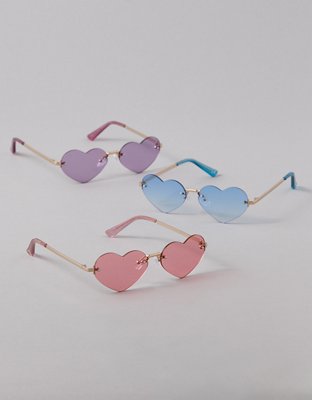 AE Heart Sunglasses 3-Pack