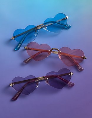 AE Heart Sunglasses 3-Pack