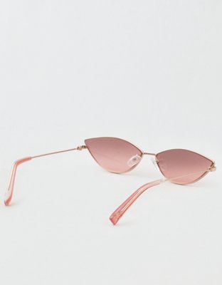 Женские солнцезащитные очки American Eagle AE Rose Gold Metal Sunglasses — фото 2