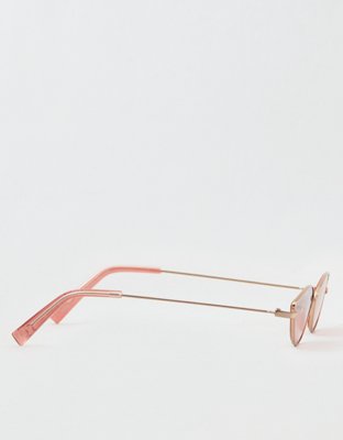 Женские солнцезащитные очки American Eagle AE Rose Gold Metal Sunglasses — фото 3