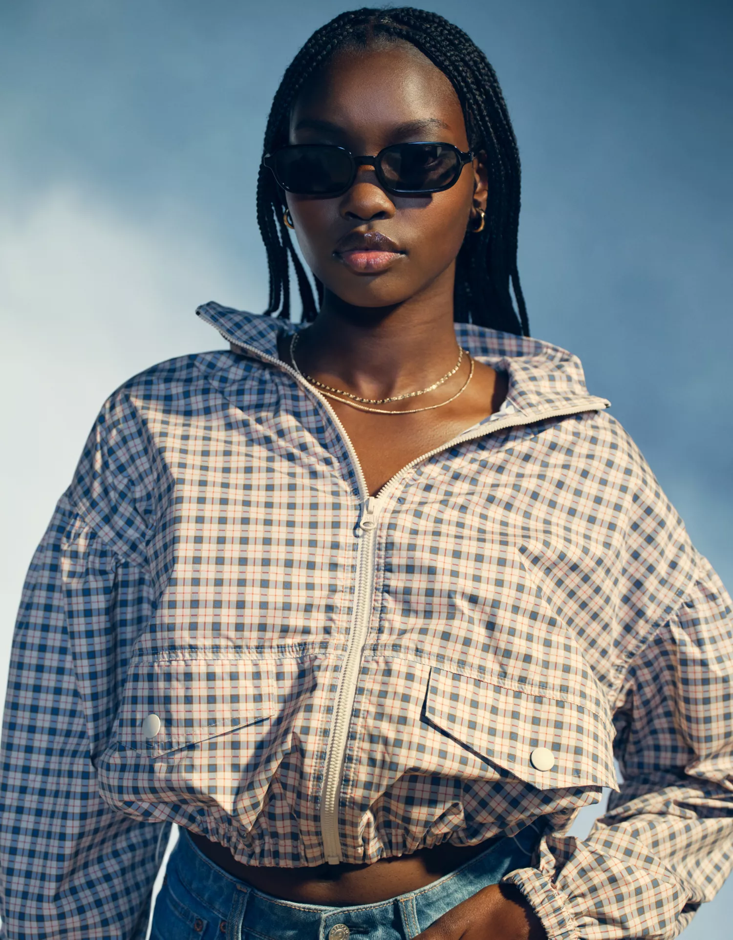 AE Skinny Rectangle Sunglasses