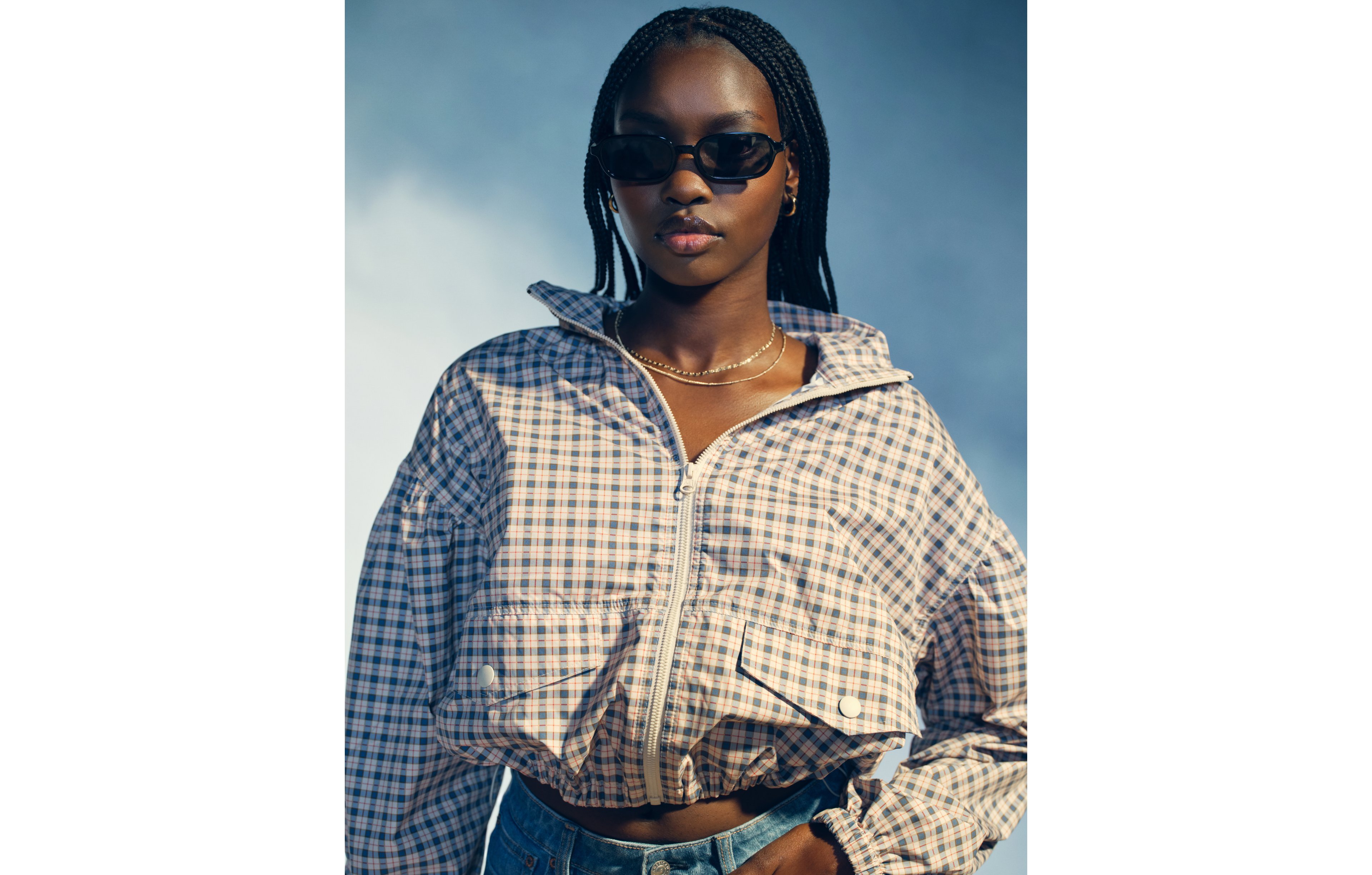 AE Skinny Rectangle Sunglasses