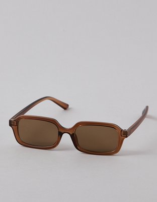 AE Brown Rectangle Sunglasses