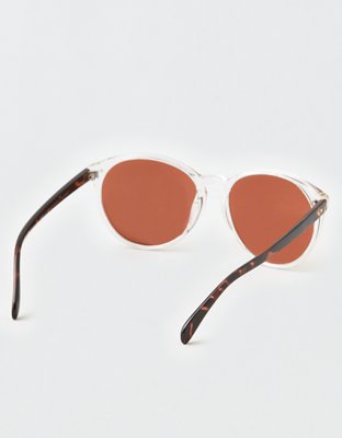 Gafas de sol con lentes plateadas brillantes AEO