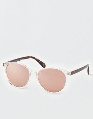 Gafas de sol con lentes plateadas brillantes AEO