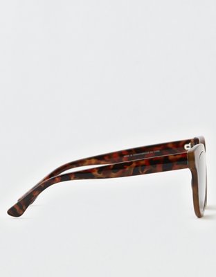 Женские солнцезащитные очки American Eagle AEO Square Tortoise Sunglasses — фото 3