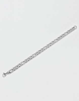 West Coast Jewelry Stainless Steel 8mm Figaro Chain Bracelet