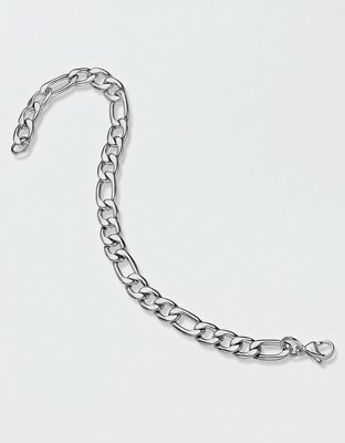 West Coast Jewelry Stainless Steel 8mm Figaro Chain Bracelet