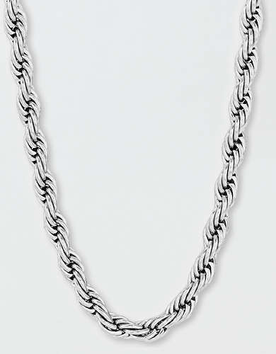 West Coast Jewelry Stainless Steel Spiga Chain Necklace