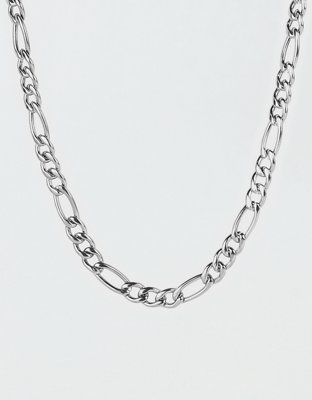 Necklaces Black Stainless Steel Figaro Chain Necklace Chn9900 Wholesale Jewelry Website Unisex