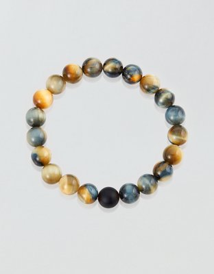 West Coast Jewelry Natural Stone Bead Stretch Bracelet