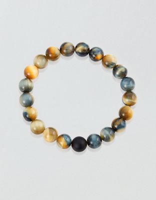 West Coast Jewelry Natural Stone Bead Stretch Bracelet