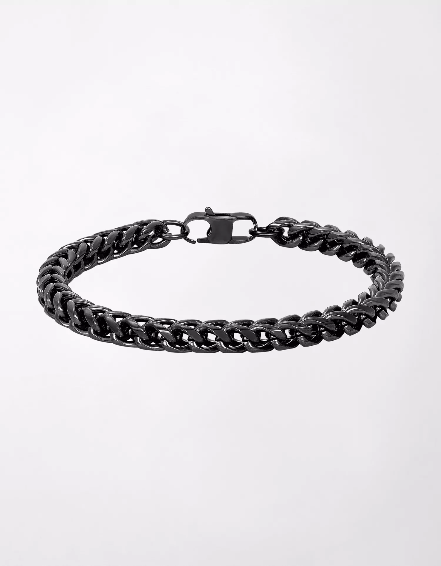 West Coast Jewelry Franco Chain Stainless Steel Bracelet - thumbnail 2