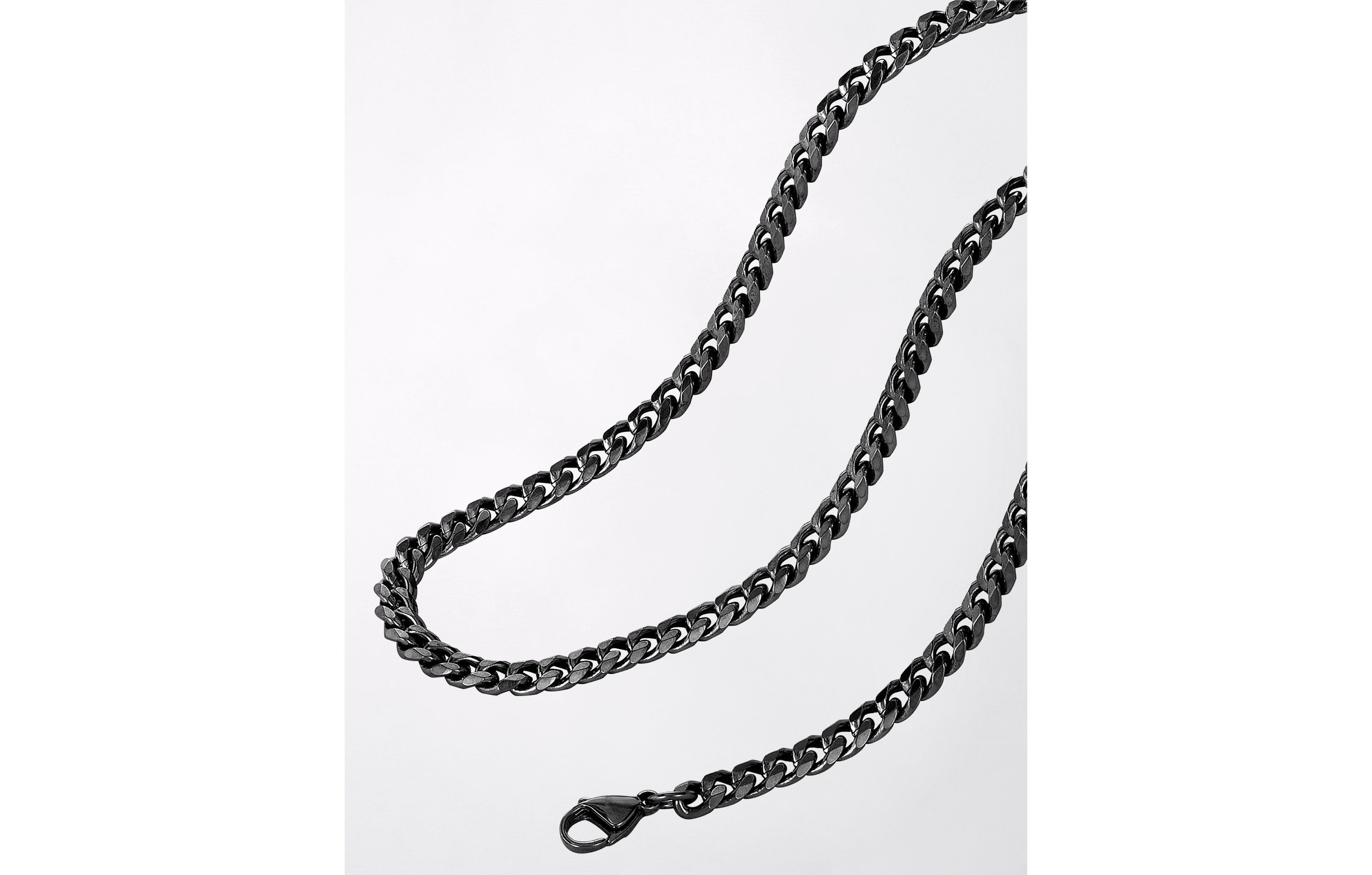 West Coast Jewelry Plated Stainless Steel Curb Chain