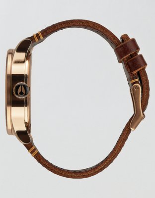 Nixon Sentry Leather Watch
