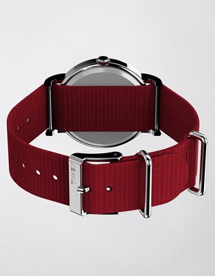 Timex x Peanuts Snoopy 38mm Fabric Strap Watch