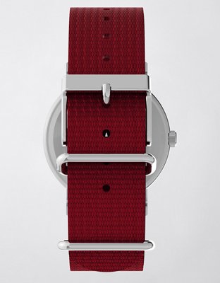 Мужские часы Timex Weekender x Peanuts Balloon 38mm Fabric Strap Watch, цвет: Красный — фото 2