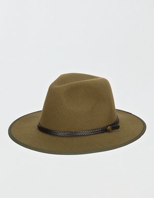 Мужские головные уборы American Eagle San Diego Hat Company Wide Brim Fedora — фото 2