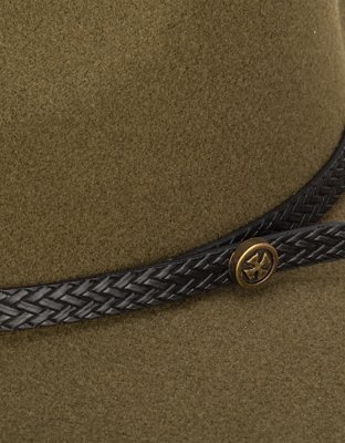 Мужские головные уборы American Eagle San Diego Hat Company Wide Brim Fedora — фото 3