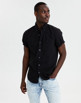 AE Short Sleeve Oxford Button Down Shirt