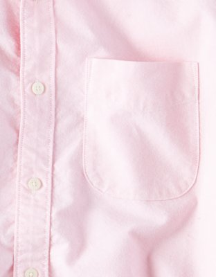 AE Short Sleeve Oxford Button Up Shirt