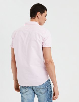 AE Short Sleeve Oxford Button Up Shirt