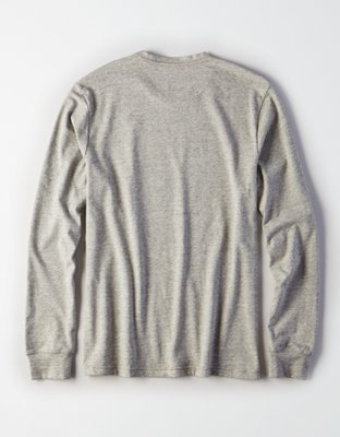 Мужские футболки American Eagle AE Long-Sleeve Crew Graphic T-Shirt — фото 4