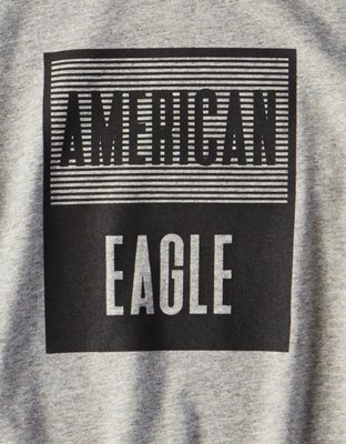 Мужские футболки American Eagle AE Long-Sleeve Crew Graphic T-Shirt — фото 5