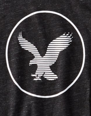Мужские футболки American Eagle AE Raglan Long-Sleeve Graphic T-Shirt — фото 5