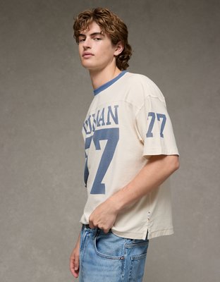 AE Pride Boxy Graphic Football T-Shirt