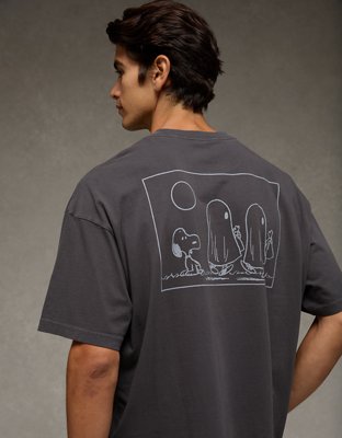 AE Boxy Halloween Snoopy Graphic T-Shirt
