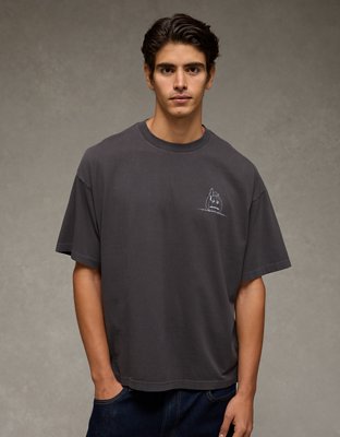 AE Boxy Halloween Snoopy Graphic T-Shirt