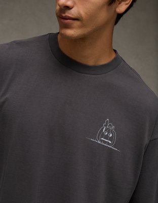 AE Boxy Halloween Snoopy Graphic T-Shirt