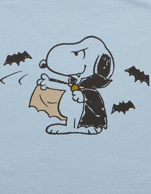AE Boxy Halloween Snoopy Graphic T-Shirt